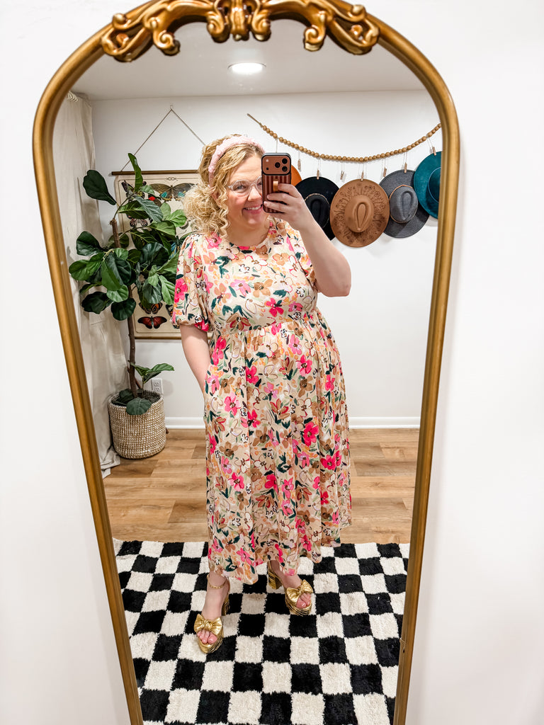 ruffle sleeve knit dress SAME Ruffle Hem Mini Dress | Butter Yellow main image 1